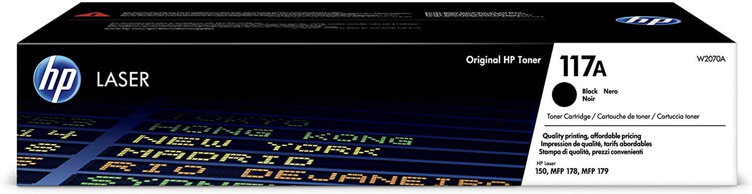 HP 117A W2070A Toner Noir Authentique HP 117A W2070A Toner Noir Authentique